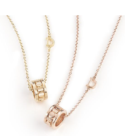 Damiani 18k Yellow Gold Belle Epoque Reel Pendant 5.70mm.